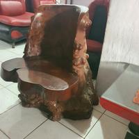 Gambar Di jual pre-loved 1 set kursi dan meja (5 unit) akar kayu antik, kondisi masih sangat bagus. Harga slightly negotiable. Berat per pcs +/- 35kg. dari Lovitaluv undefined 3 Tokopedia