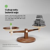 Gambar Baterai Cas Isi Ulang 2pcs Smartoools AAA 1.5V Type-C USB Rechargeable Lithium Battery Charge dari MXKomputer_NEW undefined 4 Tokopedia