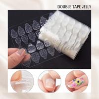 Gambar Double tape gel nail art doubletape bening kuku palsu isi 24pcs lem press on nails Polish - Toe Double Tape dari Yoori Nail undefined 1 Tokopedia
