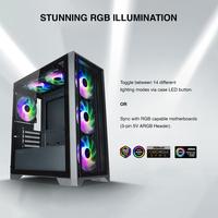 Gambar CASING TECWARE NEXUS AIR T3 M ATX Case, Include 6 Fan ARGB Omni Link dari Kekom undefined 3 Tokopedia