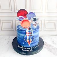 Gambar Kue Ulang Tahun/Birthday Cake/Kue Ultah Tema Astronot/Kue Birthday jakarta dari Libra Cake undefined 2 Tokopedia