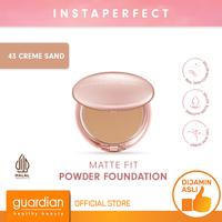 Gambar Instaperfect Matte Fit Powder Foundation 43 Creme Sand 13Gr - Bedak (Real Skin Cover Setter, Smooth Matte Finish, SPF 20 PA+++) dari Guardian Official Store undefined 1 Tokopedia