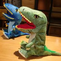 Gambar Mainan Edukasi Boneka Tangan Dinosaurus Mulut Bergerak Lucu Impor - Hijau dari Abidaful Puppets undefined 4 Tokopedia