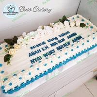 Gambar KUE PERSEGI PANJANG BESAR BIG CAKE KANTOR CORPORATE SWEET 17 OFFICE - blackforest, 30x20 dari Big Boss Cakery undefined 2 Tokopedia