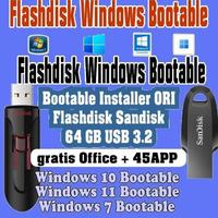 Gambar original lisensi Flashdisk Windows 10 7 11 8 Installer ORI Flashdisk Ori 64 GB 32 GB 16 - 16 GB USB 2.0, win7+Office+app dari celcy_digitalkey undefined 5 Tokopedia
