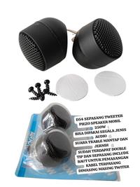 Gambar D54 ORI SEPASANG TWEETER PIEZ0 SPEAKER MOBIL 250 WATT SUARA JERNIH TWETER ELEKTRIK SPEKER TWITER ACOUSTIC HIGH QUALITY SPIKER AUDIO SUARA  Bisa DIPAKAI SEGALA JENIS AUDIO SPEAKER AKTIP MAUPUN PASIF BUAT TMBH SUARA Model bulat dengan design posisi  naik me dari GROSIR.JAYA undefined 1 Tokopedia