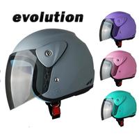 Gambar Helm EVO EVOLUTION Ungu Pastel Glossy Kaca Hitam Smoke - Hitam Glossy dari Dunia Helmet 279 undefined 4 Tokopedia