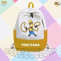 Gambar TAS RANSEL ANAK TAS SEKOLAH ANAK KARAKTER MEGA MINION TIM Despicable Me 4 FREE CETAK NAMA - Hitam dari Roffico Cloth undefined 1 Tokopedia