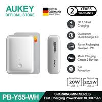 Gambar Aukey PB-Y55 10000 22.5W Mini Powerbank 10000 mAh 22.5 W Fast Charging Type C & USB A Portable dari Metooku Acc undefined 2 Tokopedia