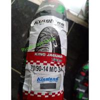 Gambar New Ban Tubeless depan Kingland 70/90-14 for Mio M3/rc/Xeon/Mio smile/Mio J/Mio soul GT 125/X-ride/Fino/ Promo - King Jaguar, 70/90-14 dari nasirstoree undefined 1 Tokopedia