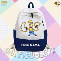 Gambar TAS RANSEL ANAK TAS SEKOLAH ANAK KARAKTER MEGA MINION TIM Despicable Me 4 FREE CETAK NAMA - Hitam dari Roffico Cloth undefined 5 Tokopedia