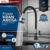 Gambar FLUSSO Kran Air Cuci Piring / Kran Angsa Wastafel Meja / Kran Dapur dari flussosanitary undefined 1 Tokopedia