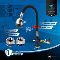 Gambar FLUSSO Kran Air Cuci Piring / Kran Angsa Wastafel Meja / Kran Dapur dari flussosanitary undefined 3 Tokopedia