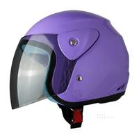 Gambar Helm EVO EVOLUTION Ungu Pastel Glossy Kaca Hitam Smoke - Hitam Glossy dari Dunia Helmet 279 undefined 1 Tokopedia