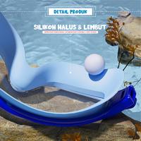 Gambar Dairona Eyewear Kacamata Renang Anak & Remaja Swimming Goggles Anti Embun HD Colorfull TR90+Silicone Ear Plug Terintegrasi Anak Pria Wanita CF030 - Sky Blue dari Dairona Eyewear undefined 4 Tokopedia