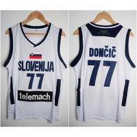 Gambar JERSEY BASKET NBA TEAM SLOVENIA #77 LUKA DONCIC PUTIH Sport dari Kweknelsonshop undefined 1 Tokopedia