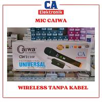 Gambar Mic Wireless AIWA CW 1 UHF ,Microphone Universal suara Halus dari CAHAYA ANUGRAH ELEKTRONIK 899 undefined 1 Tokopedia