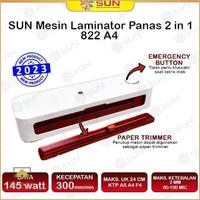Gambar Ts- Mesin Laminating SUN A4 F4 24 mm LME1A4 Bisa Laminating Panas dan Laminasi Dingin untuk KTP Ijasah KK Sertifikat Akte Dokumen Kertas Foto KODE O8A9 - LME001A4, Surabaya dari Thomira Store undefined 3 Tokopedia