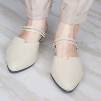 Gambar Sepatu Sandal Wanita AL117Abu Bistong Big Size 41-45 Sandal JUMBO 3cm dari ERA.Shoees undefined 1 Tokopedia