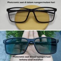 Gambar kacamata minus pria progresif bluecromic drive baca plus pria - FRAME AJA dari RAJA KACAMATA undefined 3 Tokopedia