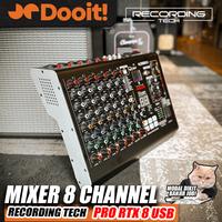 Gambar Recording tech RT Pro RTX8 PRO RT X8 USB, Bluetooth & DSP Fx Mixer Audio ORIGINAL - 8 Channel dari Dooit Music Store undefined 2 Tokopedia