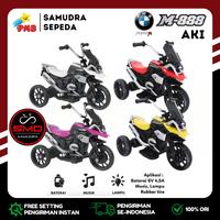 Gambar Sepeda Motor Aki Cas Anak Roda 3 PMB M-888 Murah BDG - Putih, INSTAN-RAKIT dari Toko SAMUDRA Sepeda_NEW undefined 2 Tokopedia
