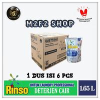 Gambar Rinso Matic Professional Sabun Cuci Baju Cair - 1,65 L (Harga Karton) dari M2F2 Shop - Paseban undefined 1 Tokopedia