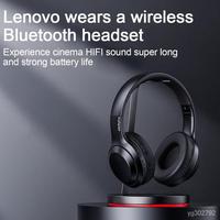 Gambar AnKn Lenovo ThinkPlus TH10 2 in 1 HiFi CVC AUX Wireless Bluetooth Headphone - Hitam dari Danstorree undefined 3 Tokopedia