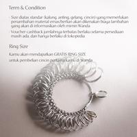 Gambar Gelang Berlian Wanda - Maple 0.3 - Two Tone - Bangle dari Wanda House Of Jewels undefined 5 Tokopedia