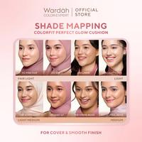 Gambar Wardah Colorfit Perfect Glow Cushion SPF 33 PA++ - Bedak Tahan 12 Jam - 22N Light Ivory dari Shavin Store undefined 3 Tokopedia