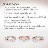 Gambar Gelang Berlian Wanda - Maple 0.3 - Two Tone - Bangle dari Wanda House Of Jewels undefined 4 Tokopedia