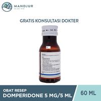 Gambar Domperidone 5mg/5ml Syrup 60 ml dari Apotekmandjurofficial undefined 2 Tokopedia