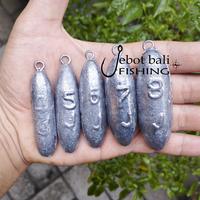 Gambar Timah J / Timah Jantung - Timah Pancing - Timah Mancing Dasaran Sinker - J1 dari Jebot Bali Fishing undefined 2 Tokopedia