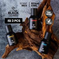 Gambar SCENTNICE Black Series Pack Isi 3pcs Parfum Endures - Steady - Curious Perfume Laki Laki Minyak Wangi Tahan Lama Mewah Elegant Parfum Pria awet seharian - wangi yang disukai wanita aroma meninggalkan jejak aman dibaju atau dikulit - viral banyak dicari dari Nesha_shopp undefined 1 Tokopedia