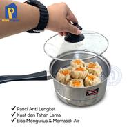 Gambar Panci Stainless 20 cm tutup kaca NAGAKO |Panci susu dari Rajawali Perabot undefined 3 Tokopedia