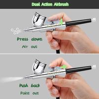 Gambar Mini airbrush compressor pen brush set kit 0.3mm kompresor air brush kit spray gun elektrik kaligrafi cake decoration nail art tato temporary lukis anime diecast otomotif - Non Auto STOP dari Tropic elektronik aksesoris undefined 5 Tokopedia