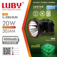 Gambar Senter Kepala LED Luby 20 Watt L-2863LN / L-2863KN Headlamp Cahaya Putih Dan Kuning Charger Original - PUTIH dari Pro Maker undefined 3 Tokopedia