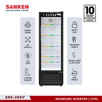 Gambar Sanken SRS-288V-BK Showcase Inverter Kapasitas 270 Liter Display Chiller 5 Rak dari Sanken Official Store undefined 1 Tokopedia