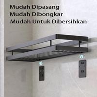 Gambar Rak bumbu Yang terpasang dinding rak penyimpanan dapur bebas pukulan - 40CM dari Nyaman Mall undefined 5 Tokopedia