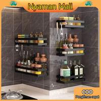 Gambar Rak bumbu Yang terpasang dinding rak penyimpanan dapur bebas pukulan - 40CM dari Nyaman Mall undefined 1 Tokopedia