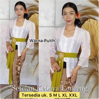 Gambar Atasan Baju Wanita Kebaya LONCENG Baju Cewek Kebaya Brokat Model kekinian Kebaya Lengan Panjang Lonceng Atasan Baju Tradisional Model Trendy Cocok Acara Wisuda Sekolah Kuliah acara kondangan pesta - Putih Atasan, S dari Buibu Shop888 undefined 1 Tokopedia