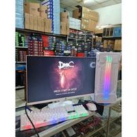 Gambar Pc Gaming Valorant /Editing I7 Ram 16 Gb Ssd 240Gb Vga Gt 1030 Monitor 24 Inc Key Mouse Gaming Full Sett - BG Putih, Model casing dari ENCHANTA5 undefined 3 Tokopedia