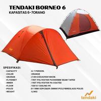Gambar [READY] TENDA TENDAKI BORNEO 6 ORIGINAL - TENDA MUAT 6-8 ORANG - TENDA DOUBLE LAYER - TENDA CAMPING HIKING - TENDAKI MALANO 4.1 - TENDAKI MOLUCCAS 6 PRO - Moluccas 6 pro dari Tunas Inspirasi Karya undefined 2 Tokopedia
