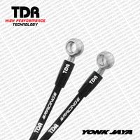Gambar SELANG REM TDR TEFLOMAX 90CM - BLACK CARBON dari YONK JAYA AHMAD YANI undefined 1 Tokopedia