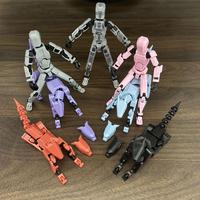 Gambar Best Seller 【Penjual Lokal】Upgraded Dummy 13 Movable Figure 3D Lucky 13 Multi-sendi Bergerak Boneka Malaikat Robot Dekompresi Merakit Mainan Pendidikan Anak-anak Viral - Abu-abu Hitam dari TRIVIUM TOKO undefined 3 Tokopedia