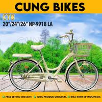 Gambar Sepeda Keranjang mini PHOENIX NP 9918 Uk 20 24 26 Inch - Cream, 20 Inch dari Cung Bikes undefined 2 Tokopedia