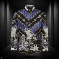 Gambar kain batik tulis pola kemeja pria bahan katun/no.107 dari maisyabatik undefined 4 Tokopedia
