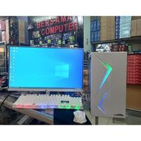 Gambar Pc Gaming Valorant /Editing I7 Ram 16 Gb Ssd 240Gb Vga Gt 1030 Monitor 24 Inc Key Mouse Gaming Full Sett - BG Putih, Model casing dari ENCHANTA5 undefined 2 Tokopedia