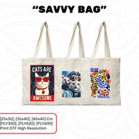 Gambar Totebag Custom Minimalis - Medium - Natural, print 1 sisi dari Kukiroo undefined 2 Tokopedia