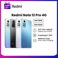 Gambar (Second Like New) Redmi Note 12 Pro 4G | 6.67" FHD+ AMOLED Display | 120Hz | 5000mAh | 67W turbo charging - Abu-abu, 8GB+256G dari Hikvision Storage Official undefined 1 Tokopedia